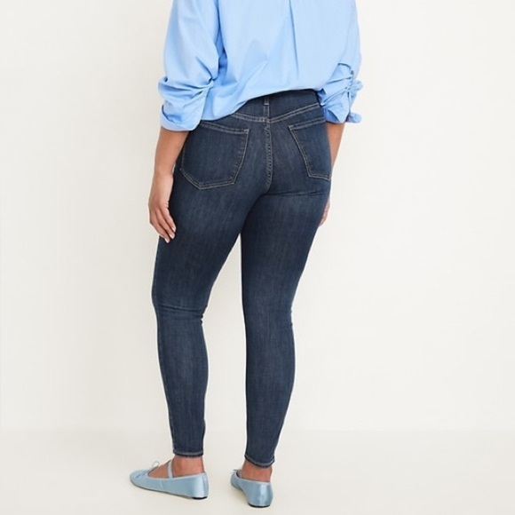 Old Navy Women’s High-Waisted Rockstar Super-Skinny Jeans Size 18 LONG 👖 - Picture 7 of 7